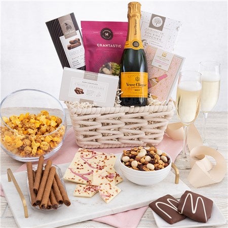 A Little Veuve and Cheer Basket