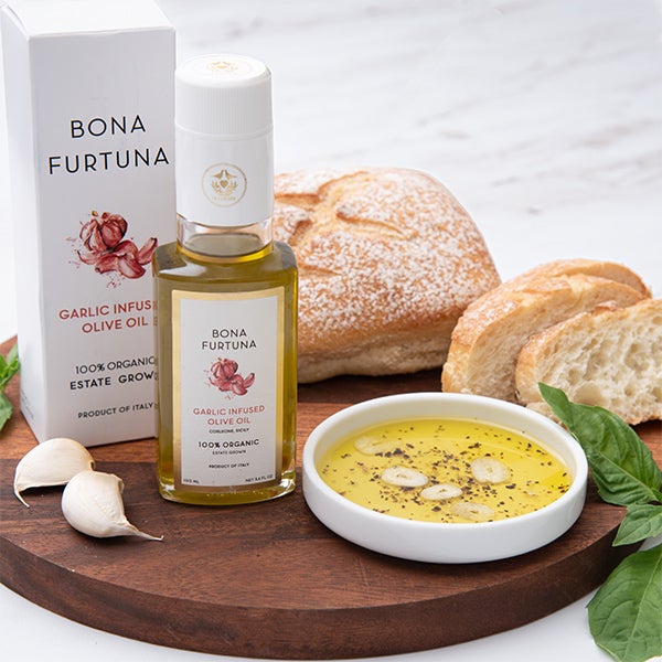 Garlic Infused Olive Oil by Bona Furtuna - 100 ml. -
