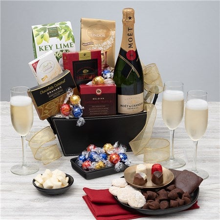 Champagne &amp; Truffles Gift Basket - Mo&#235;t &amp; Chandon Imperial Brut