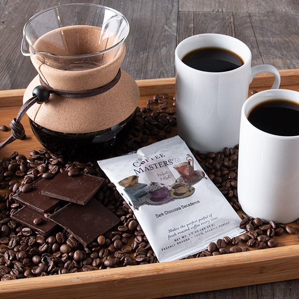 Perfect Potfuls Dark Chocolate Decadence Coffee by Coffee Masters - 1.5 oz. -