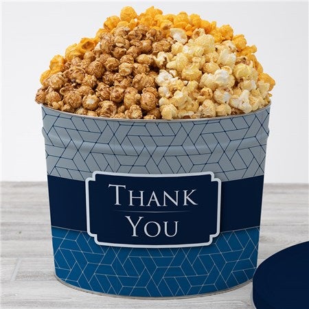 Corporate Thank You Popcorn Tin