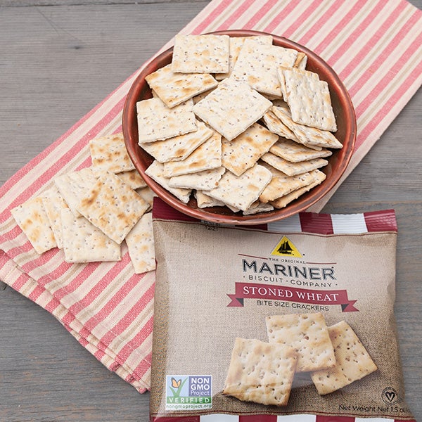 Stoned Wheat Crackers by Mariner - 1.5 oz. -                                                         