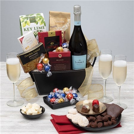 Easter Champagne &amp; Chocolates Gift Basket