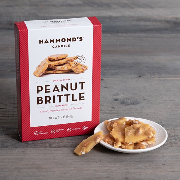 Old Fashioned Peanut Brittle by Hammond's Candies - 6 oz. -                                          