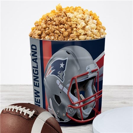 New England Patriots Popcorn Tin 7068